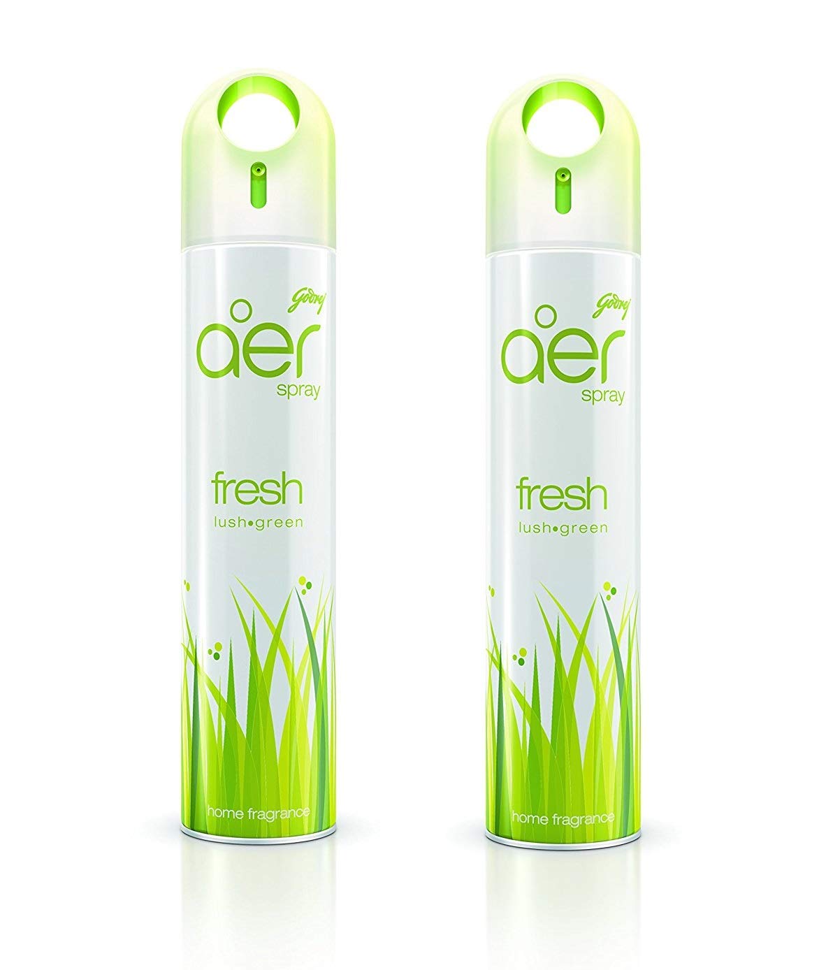 Godrej aer Home Air Freshener Spray - 270 ml (Fresh Lush Green) Pack of 2