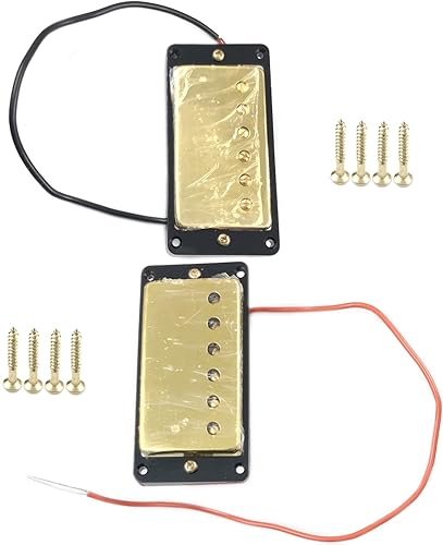 FainWan Juego de pastillas Humbucker selladas en oro compatibles con guitarra eléctrica Gibson Les Paul LP EPIPHONE