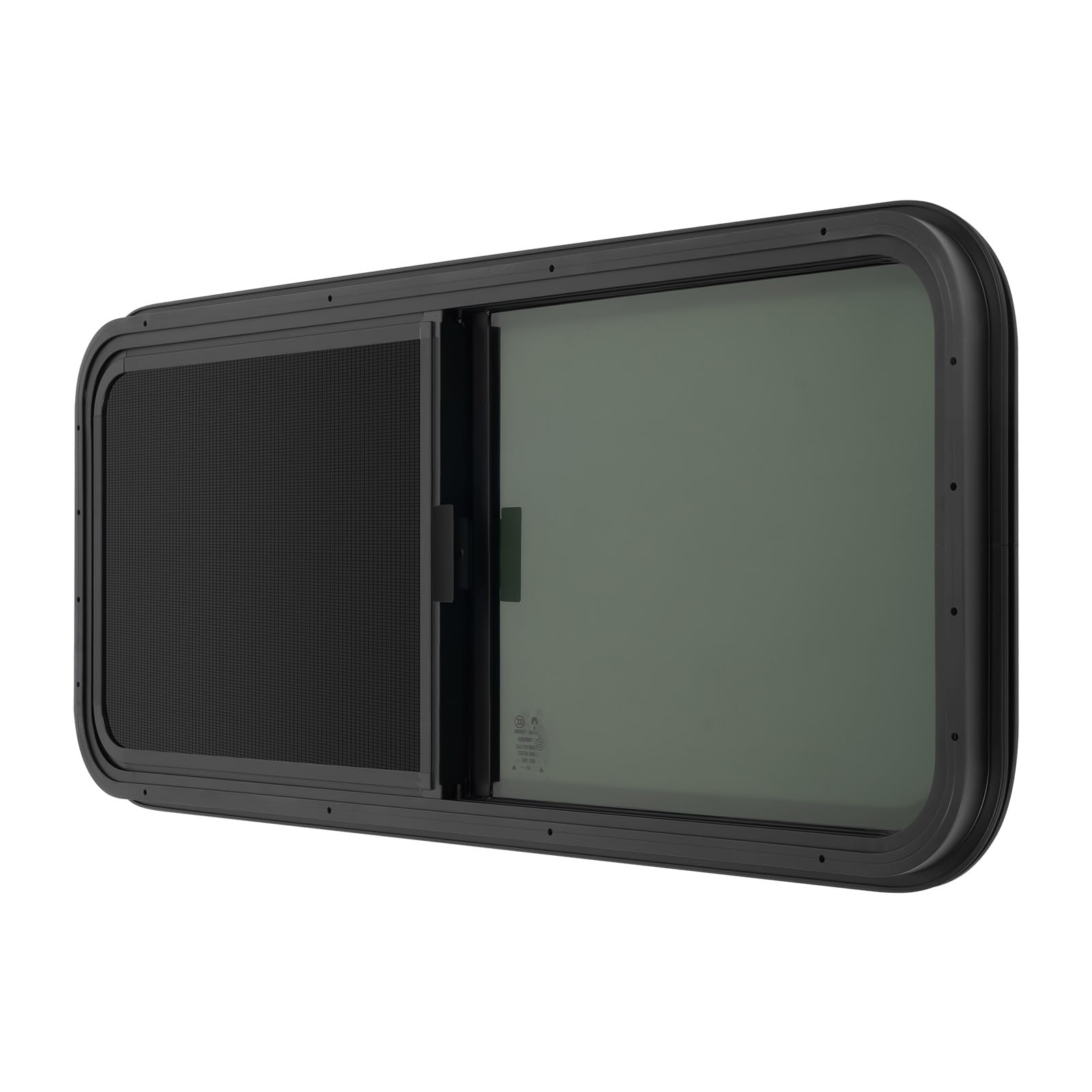 Ventana Lateral de Caravana, Corredera con Protección contra Insectos, Repuesto para Autocaravanas, Remolques, Camionetas u Otros Vehículos (1000 x 400 mm)