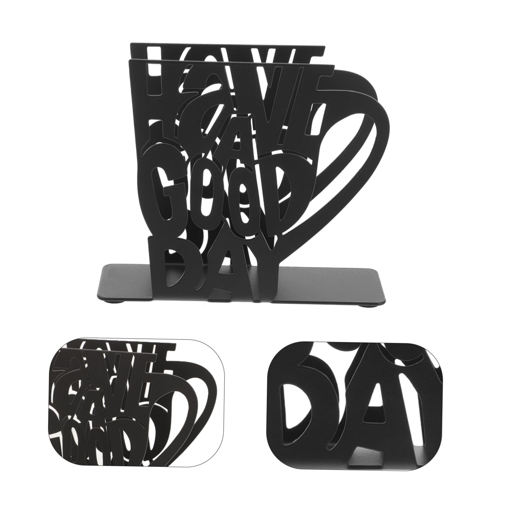 Cabilock 5piezas Soporte De Servilletas De Hierro Para Mesa Servilletero Decorativo De Americano Organizador De Servilletas Para Cocina