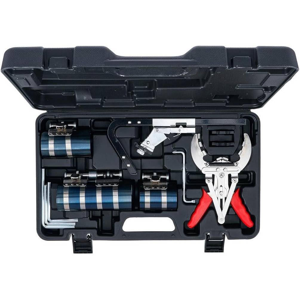 D-Work Set di compressione di segmenti, 27 x 7,6 x 47,5 cm, acciaio, 3 pezzi, prestazioni e tenuta del motore