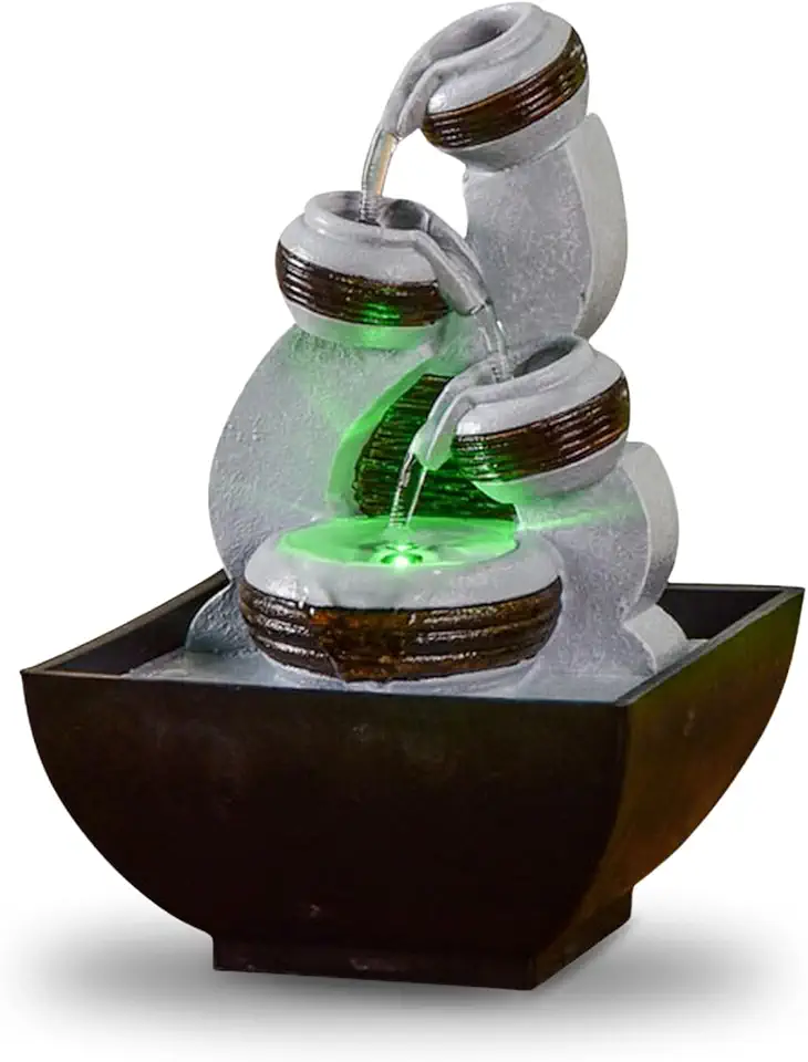 Interiör fontän för avslappning