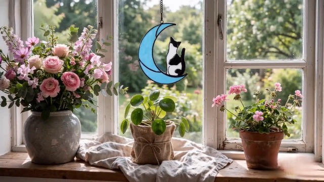 Amazon.com : Black and White Tuxedo Cat Memorial Gifts - Handmade