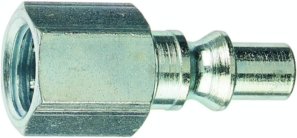 Tru-Flate 12-335 Plug Steel 1/4" A Design x 1/4" FNPT