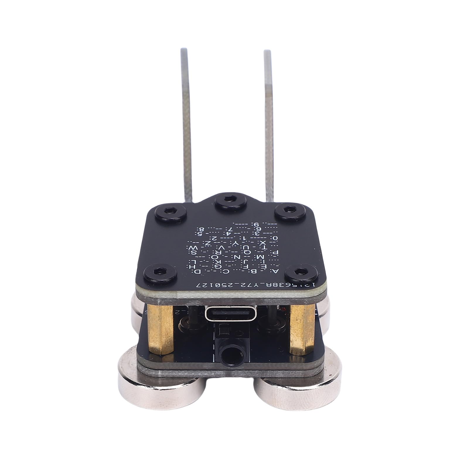 Morse Code Keyer Double Paddle CW Automatische PCB 4 ND Magnettrainer USB -Schnittstelle Morse Key für HAM -Funkbetrieb
