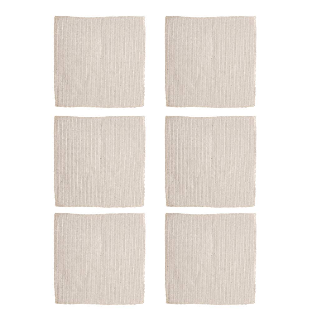 Wool Felt Sheets, Embroidery Fabric Universal 6Pcs Coarse Wool Embroidery Cloth Needle Felting Fabric DIY Materials Knitting Accessories Cross Stitch Fabric for Home DIY Family