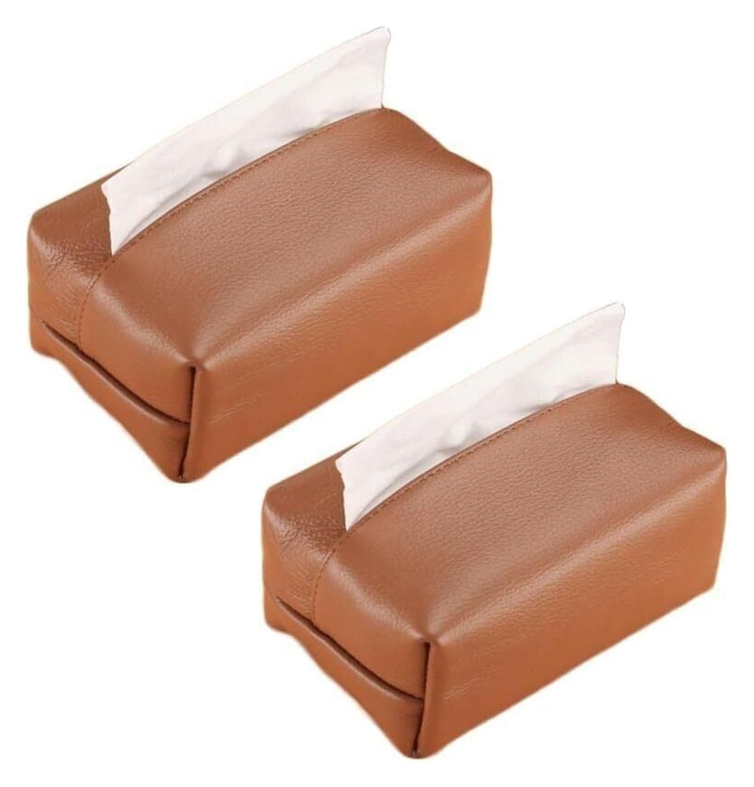 PU leather tissue box Tissue Box Cover PU Leather Multicolor