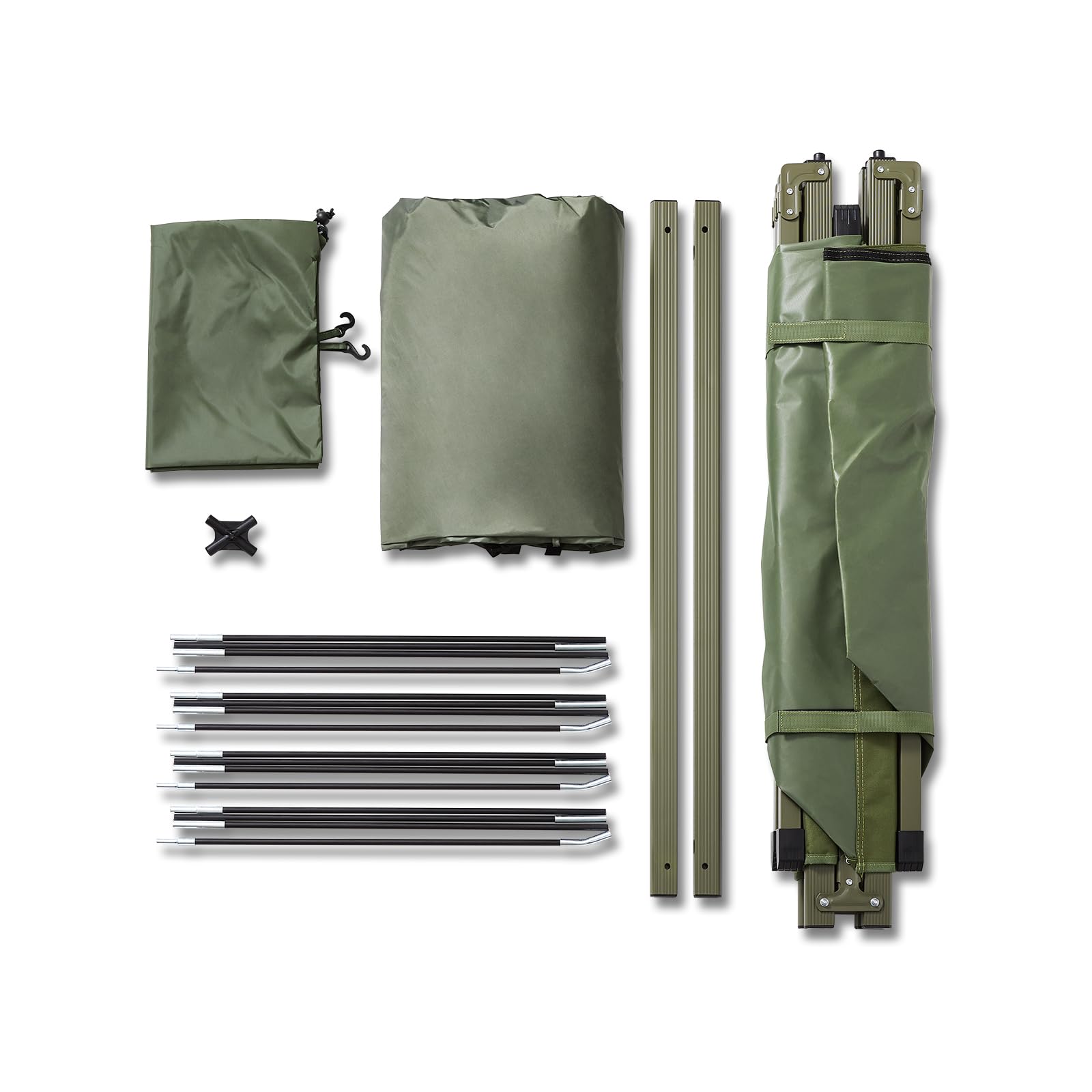 Sobuy Tente de Camping et randonnée Tente Trekking avec Matelas Toile de Tente Bivouac Tente Ultra Légère