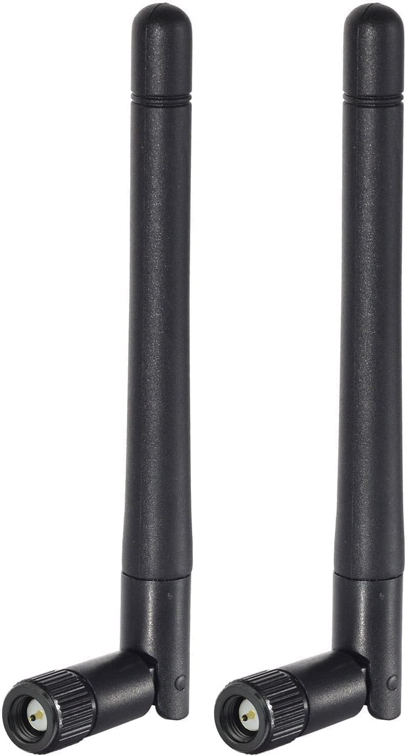 NisDeal Dual Band WiFi Antenna 3dBi SMA Male Antenna(Pack of 2) for Wireless Vedio Security IP Camera Recorder Surveillance Recorder Truck Trailer Rear View Backup Camera Reversing Monitor - 2pcs-image-26