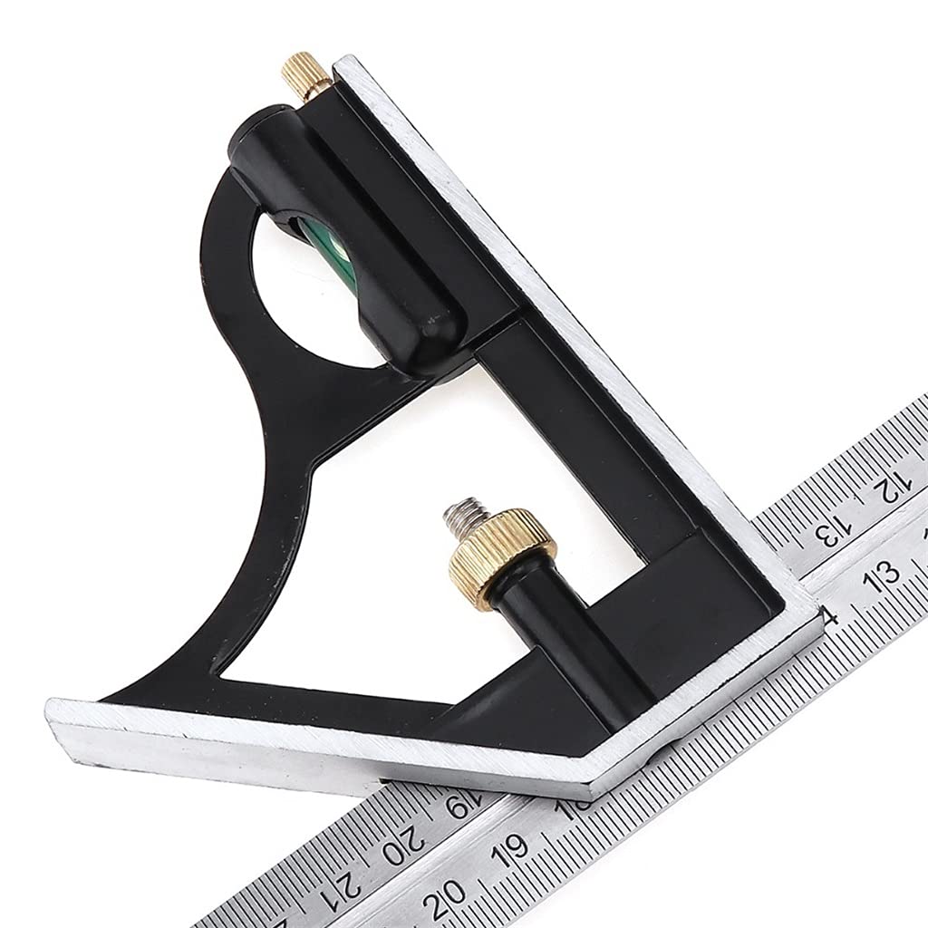 JSEIAJB 3 In1 Adjustable Ruler Multi Combination Square Angle Finder Protractor 300mm Measuring Set Tools Universal Ruler Right Angle