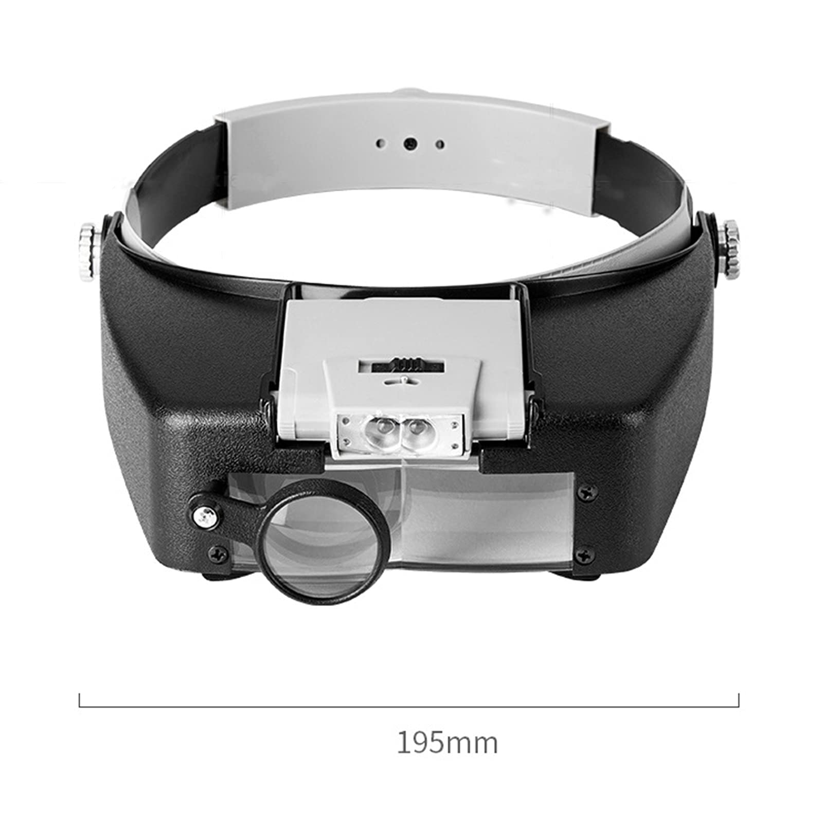 Faro Lupa Dental Magnificación Binocular Quirúrgica Gris