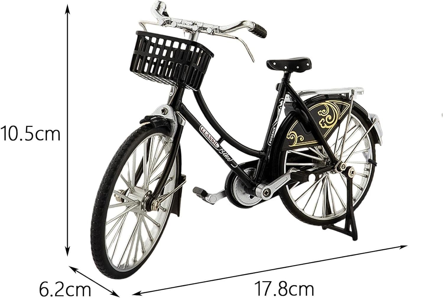 1:8 Scale Die-Cast Alloy Mini BMX Mountain Bike Finger Bicycle Toy Desktop Decoration Crafts for Cycling Lovers Bike Racers Athletes Children Boys and Girls (1:8 Mini BMX Mountain Bicycle Red-1) 2