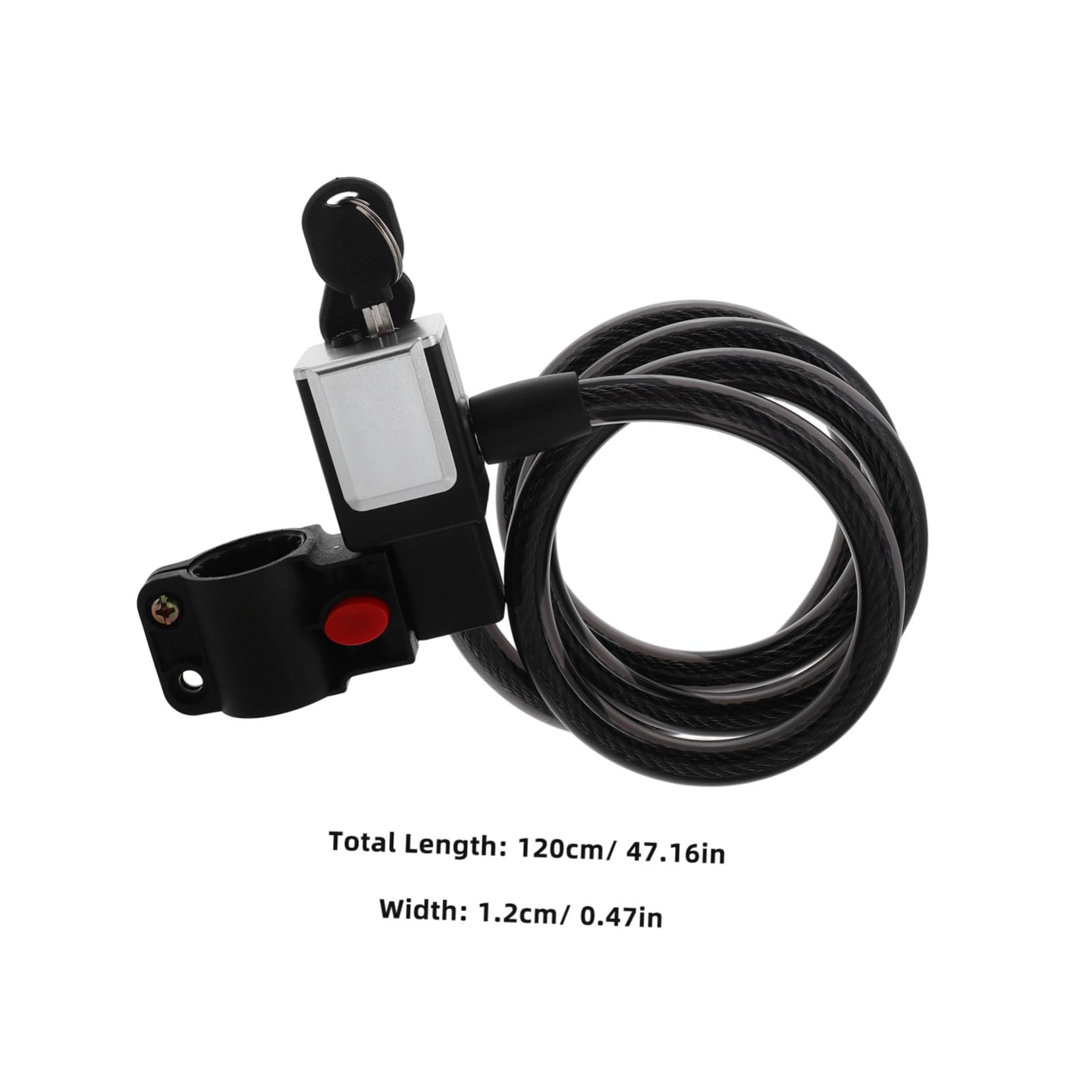 VANZACK Bike Accessories Ebike Lock Cable Lock Key Lightweight Theft Prevention