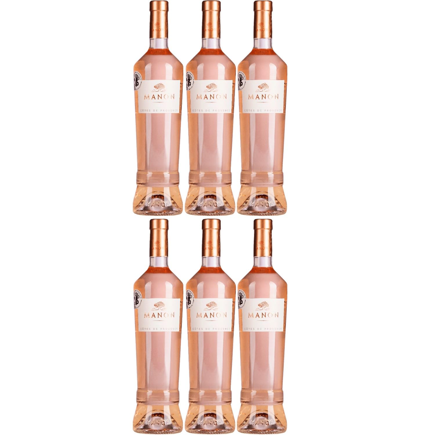 Manon Côtes de Provence Rosé Roséwein Wein trocken Frankreich Inkl. FeinWert E-Book (6 x 0,75l)