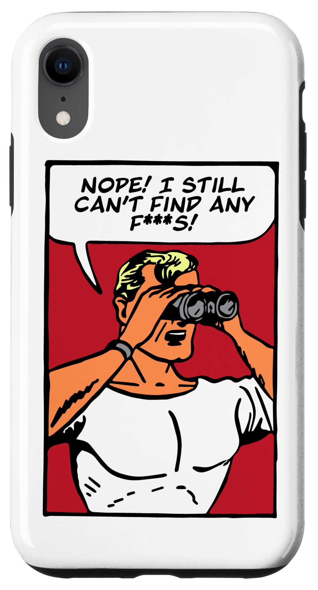 iPhone XR Retro Comic Book Sailor Binoculars Can't Find Any Case