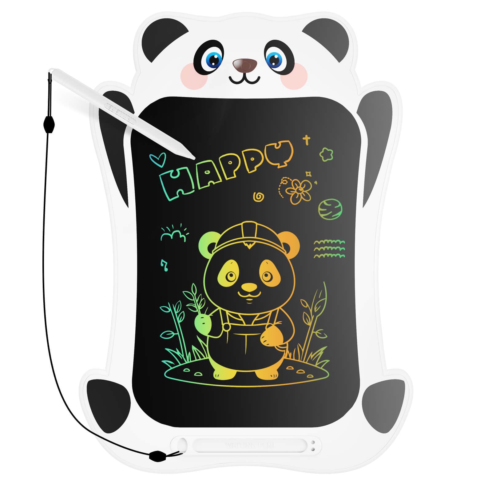 Genialba 8,5 Zoll Panda-LCD-Zeichentablett, Schreibtafel, Kleinkindspielzeug, Lernspielzeug, Geschenke zum Geburtstag, Weihnachten, Spielzeug, für 2 3 4 5 6 Jahre alte Jungen und Mädchen