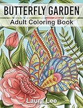 Butterfly Garden: Adult Coloring Book