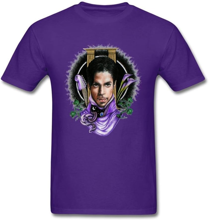 ZHSM Mens Prince Little Red Corvette Tshirt Purple XXL