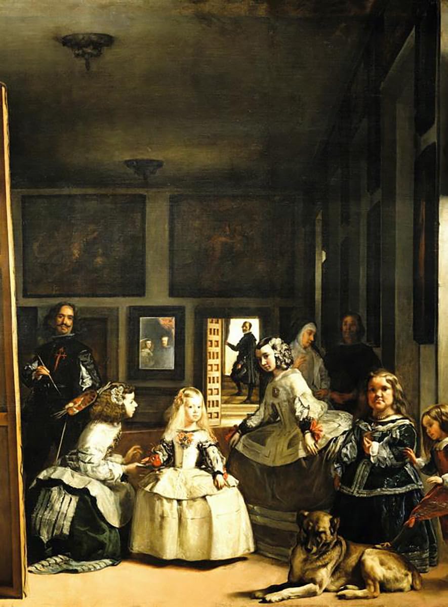 Las Meninas | Diego Velázquez | Barroco | Cuadro Canvas Wall Art | Impresión Giclée lienzo algodón puro | Bastidor 3cm | 55x75cm