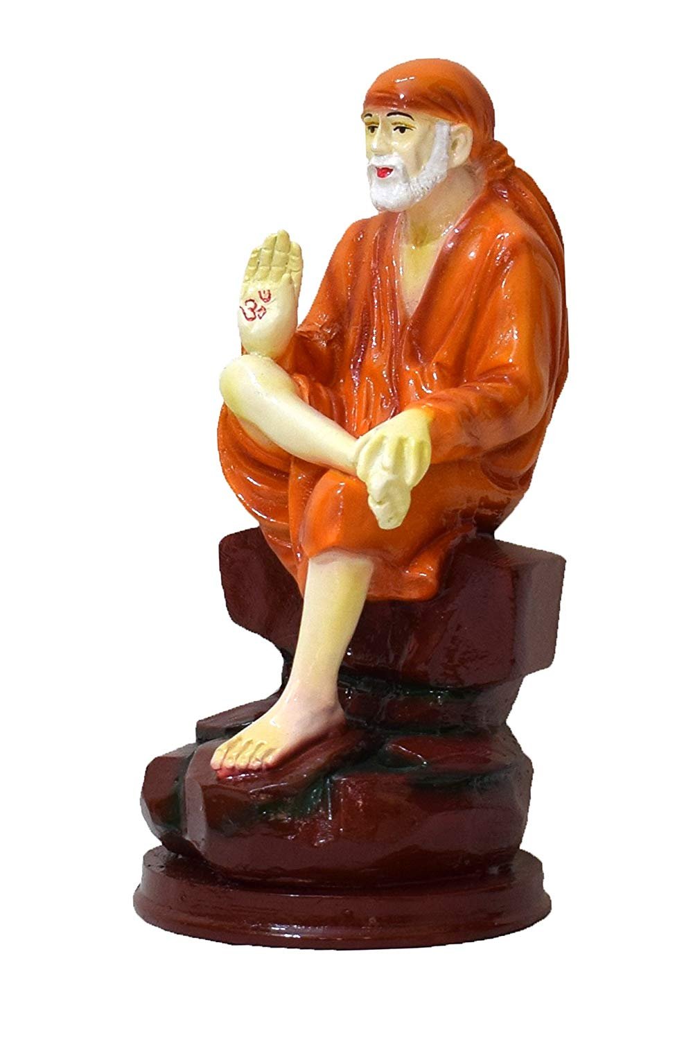 KRISHNAGALLERY1 Antique Sai Baba Statue for Pooja Room Home Temple Gift Size 7 Inch 1