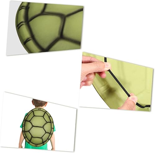 Miniatura 9 de ABOOFAN Disfraz de concha de tortuga de Halloween, mochila de concha de tortuga, Halloween, cosplay, fiesta, carnaval, actuación