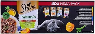 Sheba Sachet Nature's Collection Geschmacksauswahl – komplettes Nassfutter für ausgewachsene Katzen in Soße 40x85g product image