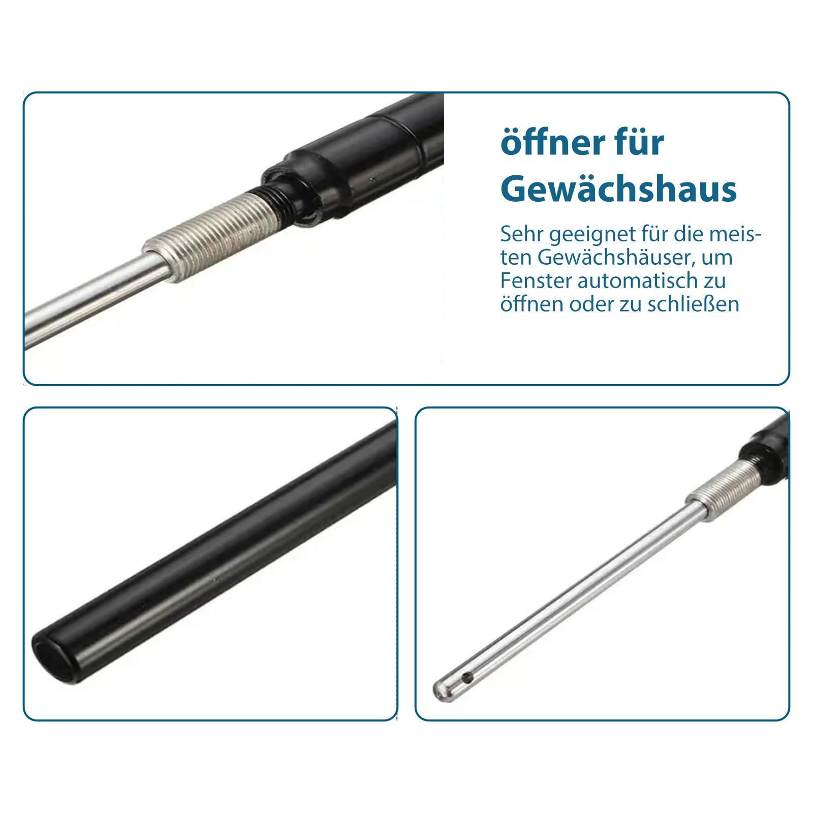 GewäChshaus FensteröFfner,Ersatz Zylinder Für Automatischer Fensteröffner,Gewächshaus Zubehör (2 Stück)