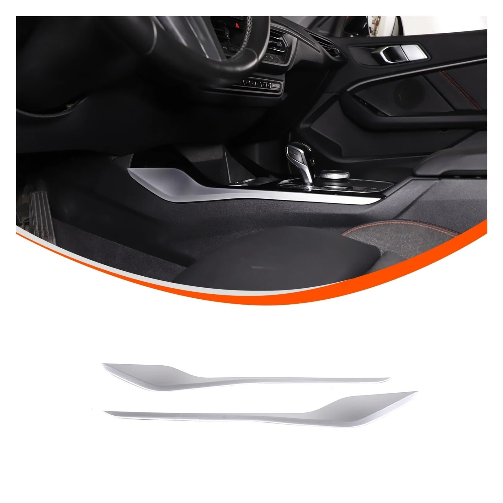 Para Serie 1/2 Para F40 Para F44 2020+ Elevador Vidrio Para Automóvil Consola Central Salida Aire Reposabrazos Caja ABS Panel Interior Automóvil