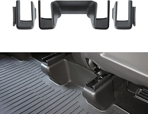 TPARTS Funda de riel de asiento para Tesla modelo Y, cubierta lateral para riel de asiento, protectores de base, accesorios antipatadas (cubierta