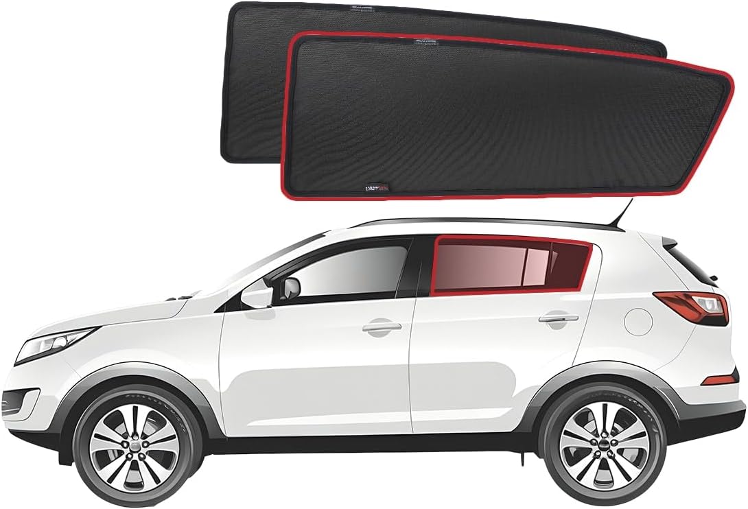Snap Shades for KIA Sportage 3rd Generation Car Rear Window Shades (SL; 2010-2016)
