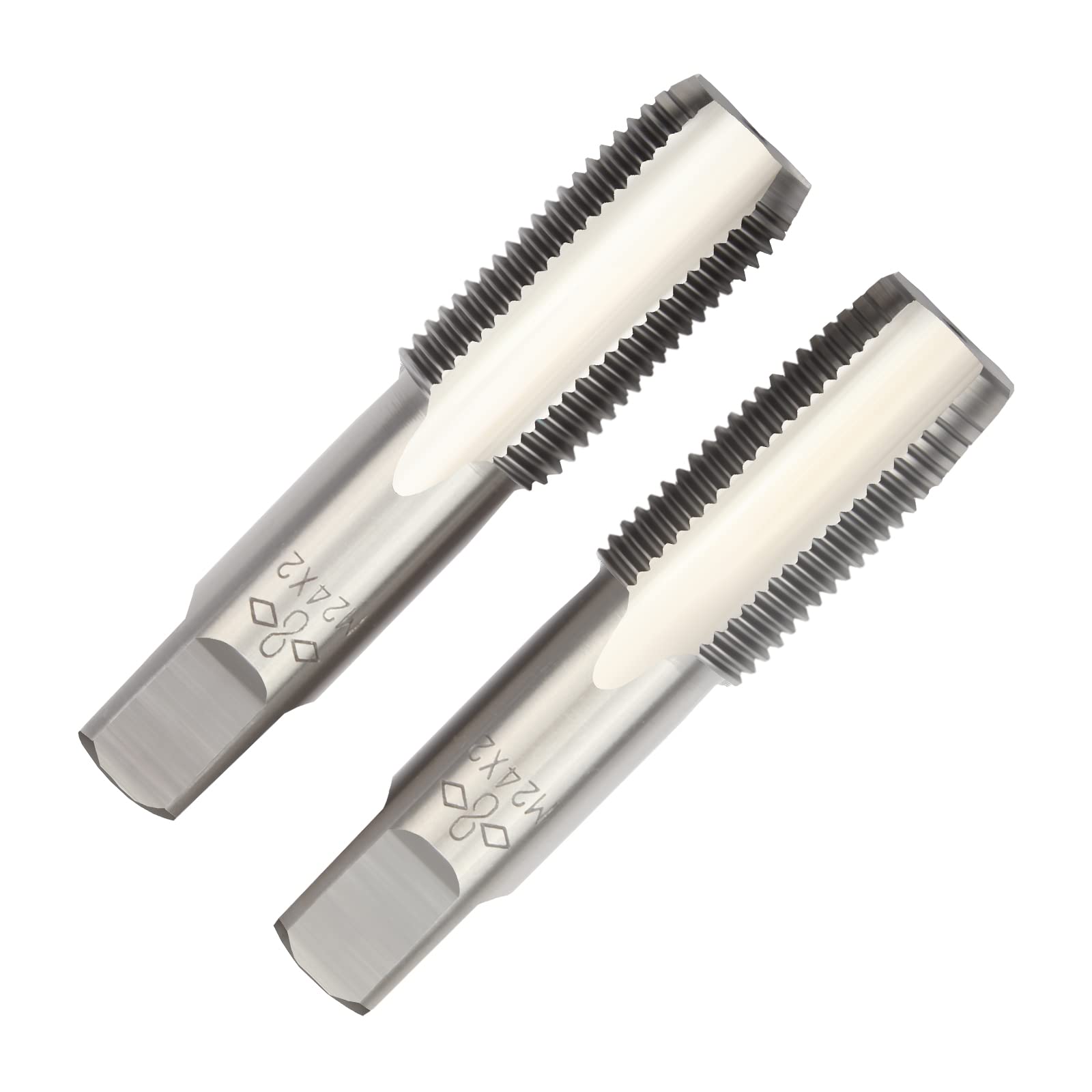 M24 X 2.0 Metric Hand Tap, Right Hand M24 X 2.0mm Threading Hand Tap 1Pair
