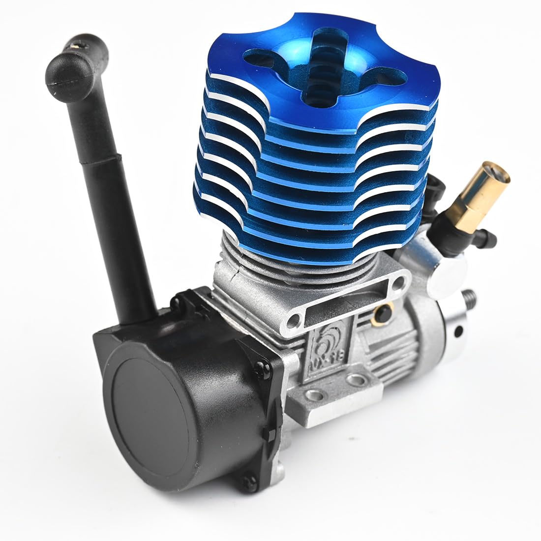 Motor RC de 2,95 cm³, 2 tiempos, arranque por cable, para maquetas 1:10