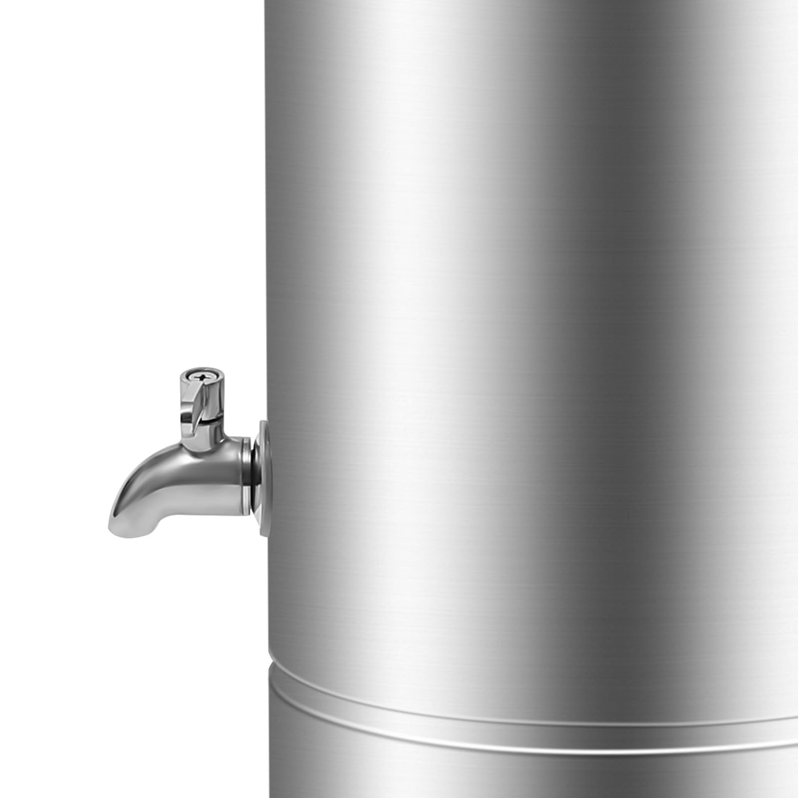 Desnysmf Elektryczna topiarka do wosku 10,5QT (10 l) - stal nierdzewna 304 z precyzyjną regulacją temperatury 30-110°C, 1800 W do produkcji świec, w zestawie kurek spustowy i pokrywka, 22 x 42 cm (śr