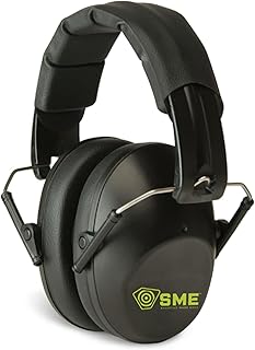 SME Folding Passive Muffs Durable Versatile Sturdy Lightweight Ear Hearing Protection 23 dB NRR Foldable Muffs - SME