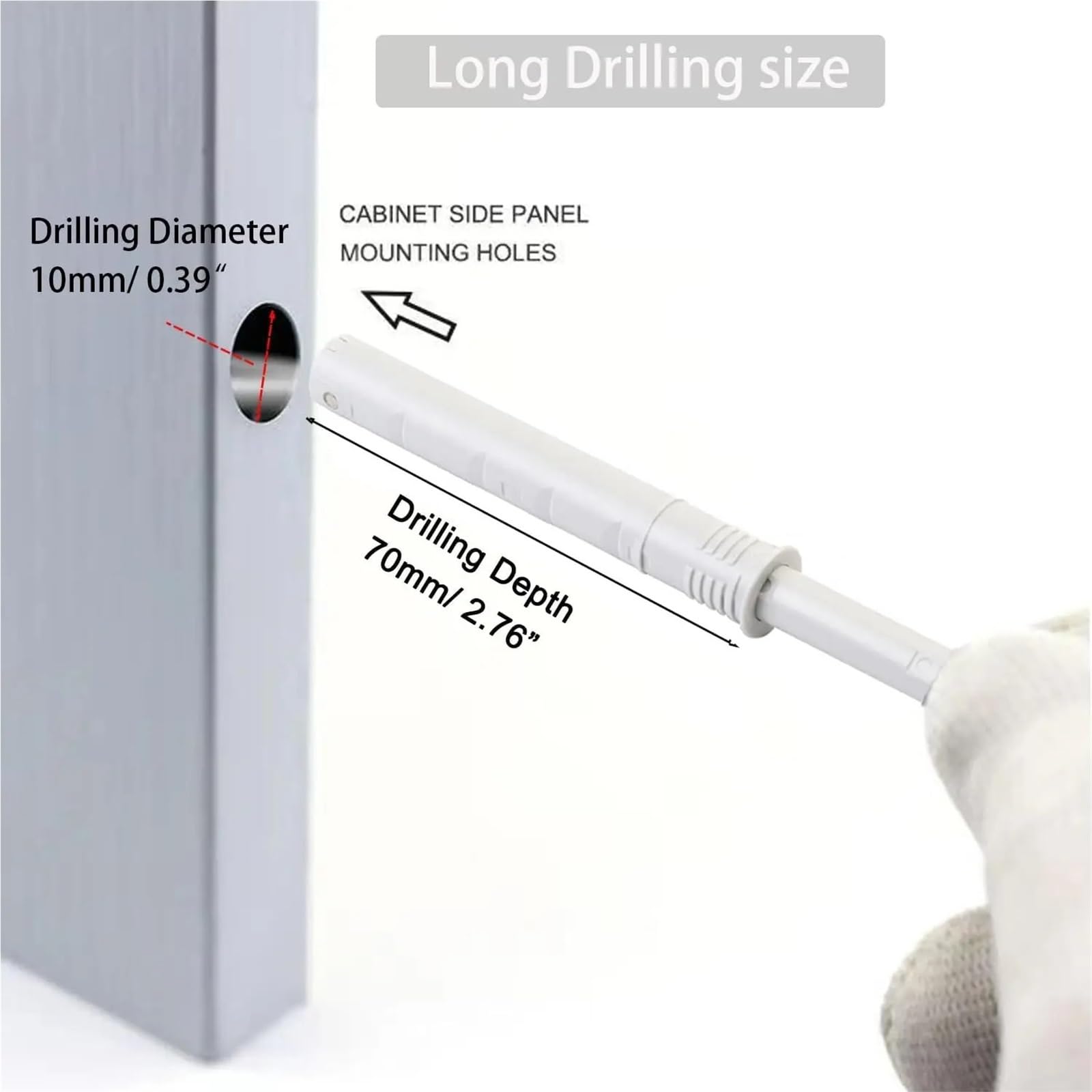 12 Stück Push-to-Open-Türriegel, verstellbarer magnetischer Push-Riegel, versteckte Tür-Touch-Riegel und Fang-Push-Release-Schubladenzug FüR TüRsch(Black)