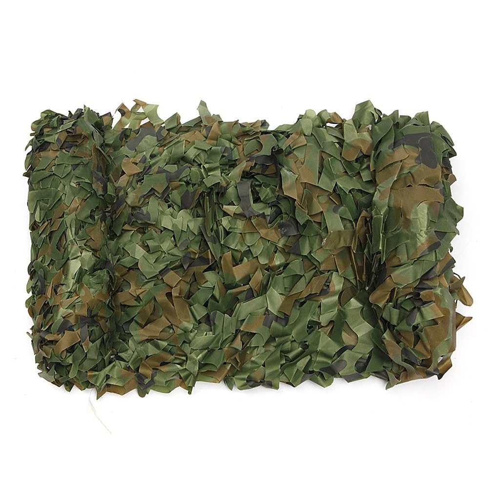 Zyxwlc One Color Military Camo Netting，Camouflage Netting Lightweight Durable, For Hunting Shooting Hide Camping Shelters 4M 5M 6M 7M 8M 9M 10M (Size : 10X20m)