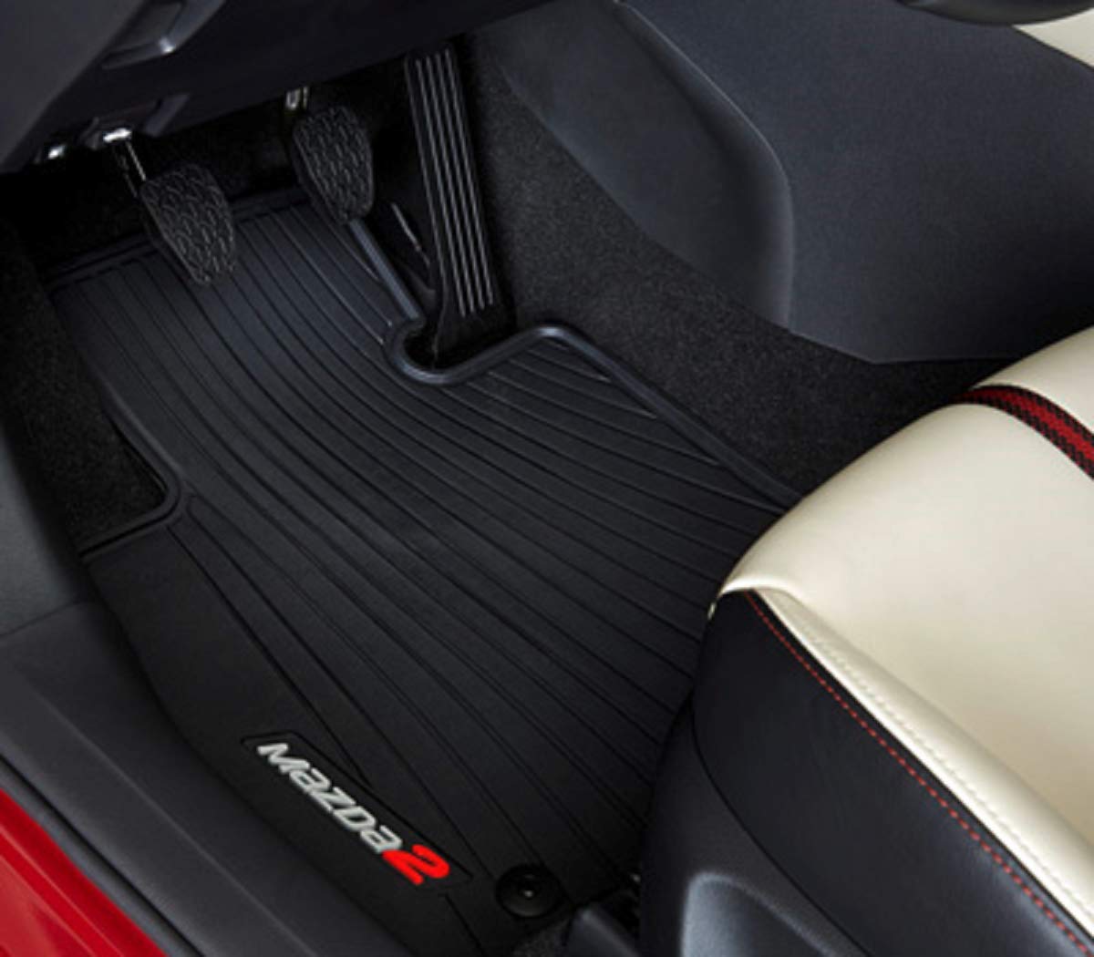 SPRINT Tappetini Auto In Moquette Su Misura Per Mazda CX-3 (2015+) E Mazda 2 DJ (2015-2020) - Antiscivolo Con Fix Point