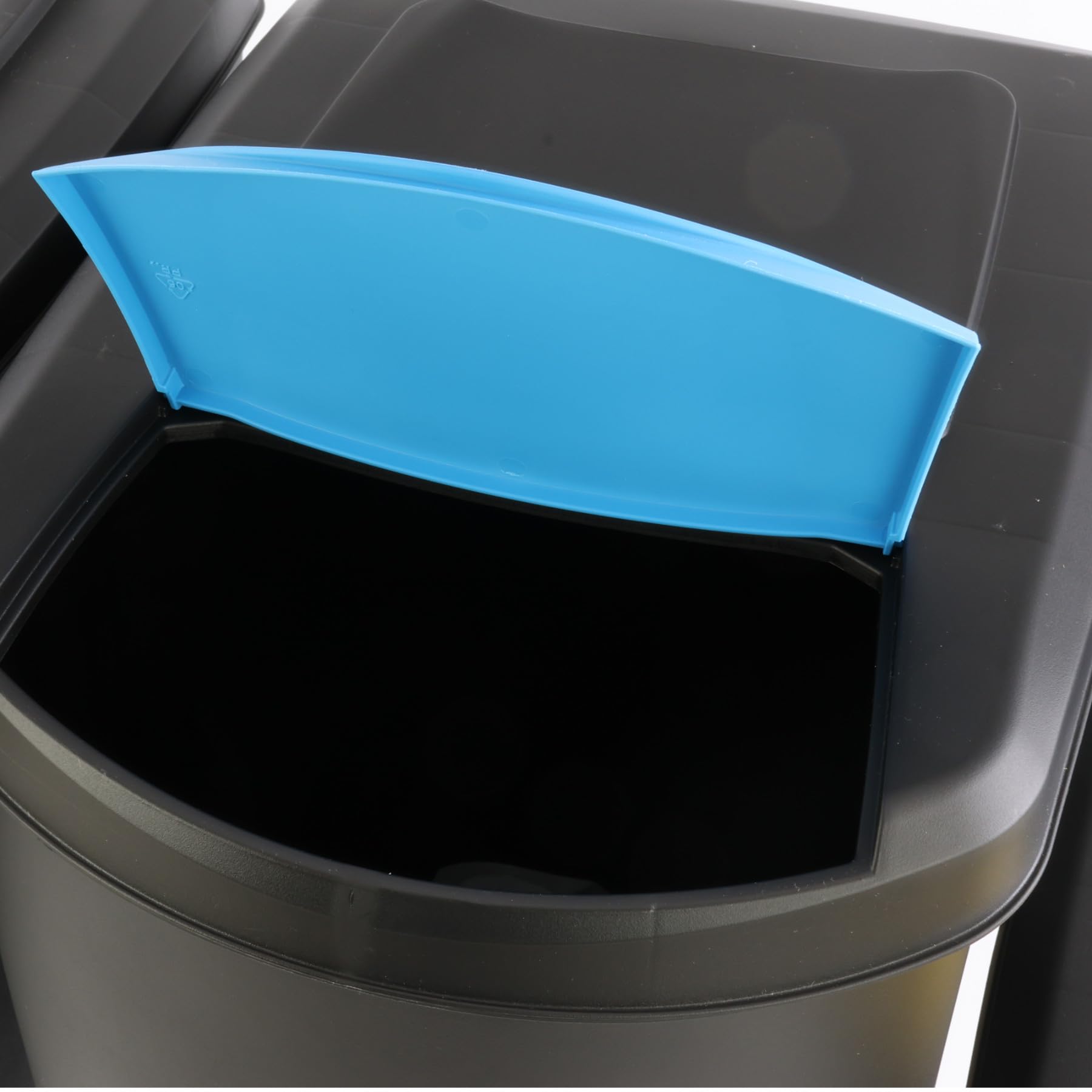 botle Vuilnisemmer, set van 4 120 l afvalscheidingssysteem, set van 2 x 35 l 2 x 25 l afvalemmers in wit, aswit, om te stapelen, compact, modulair en licht, eenvoudige sortering botle Vuilnisemmer, set van 4 120 l afvalscheidingssysteem, set van 2 x 35 l 2 x 25 l afvalemmers in wit, aswit, om te stapelen, compact, modulair en licht, eenvoudige sortering