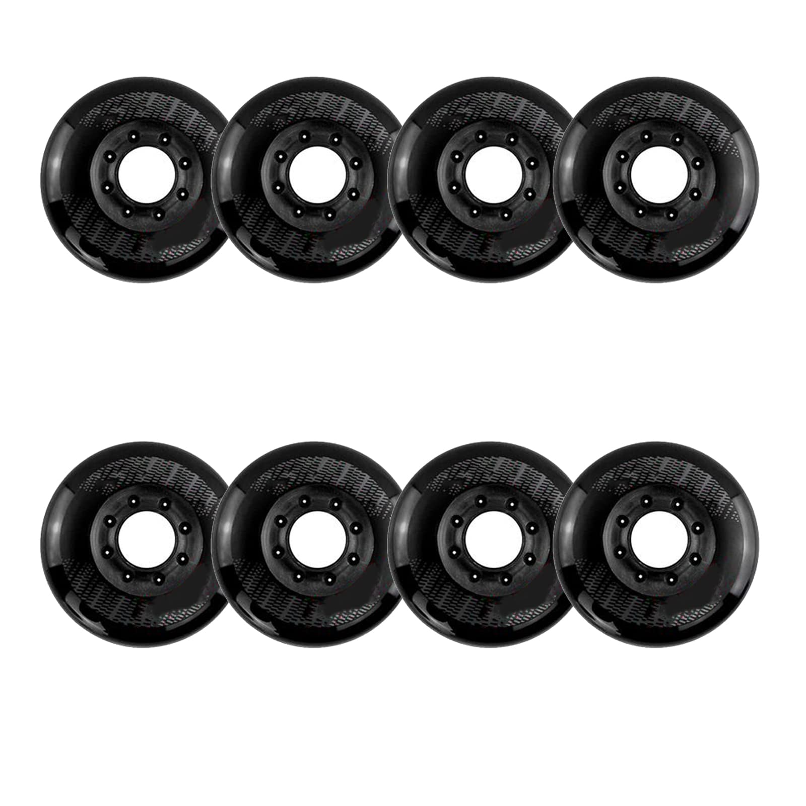 Generico Rotelle per Pattini in Linea Interni/Esterni Ruote Sostitutive velocità Pu Resistenti da 72 mm 80 mm 88A Confezione da 8