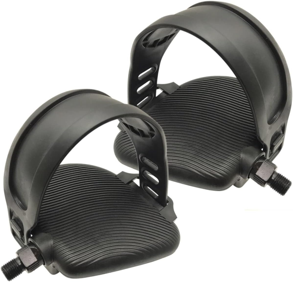 HANABASS 1Pair Lightweight Non Slip Bike Pedals for Exercise and Road Bikes Durable Replacement Parts for Enhanced Performance and Safety