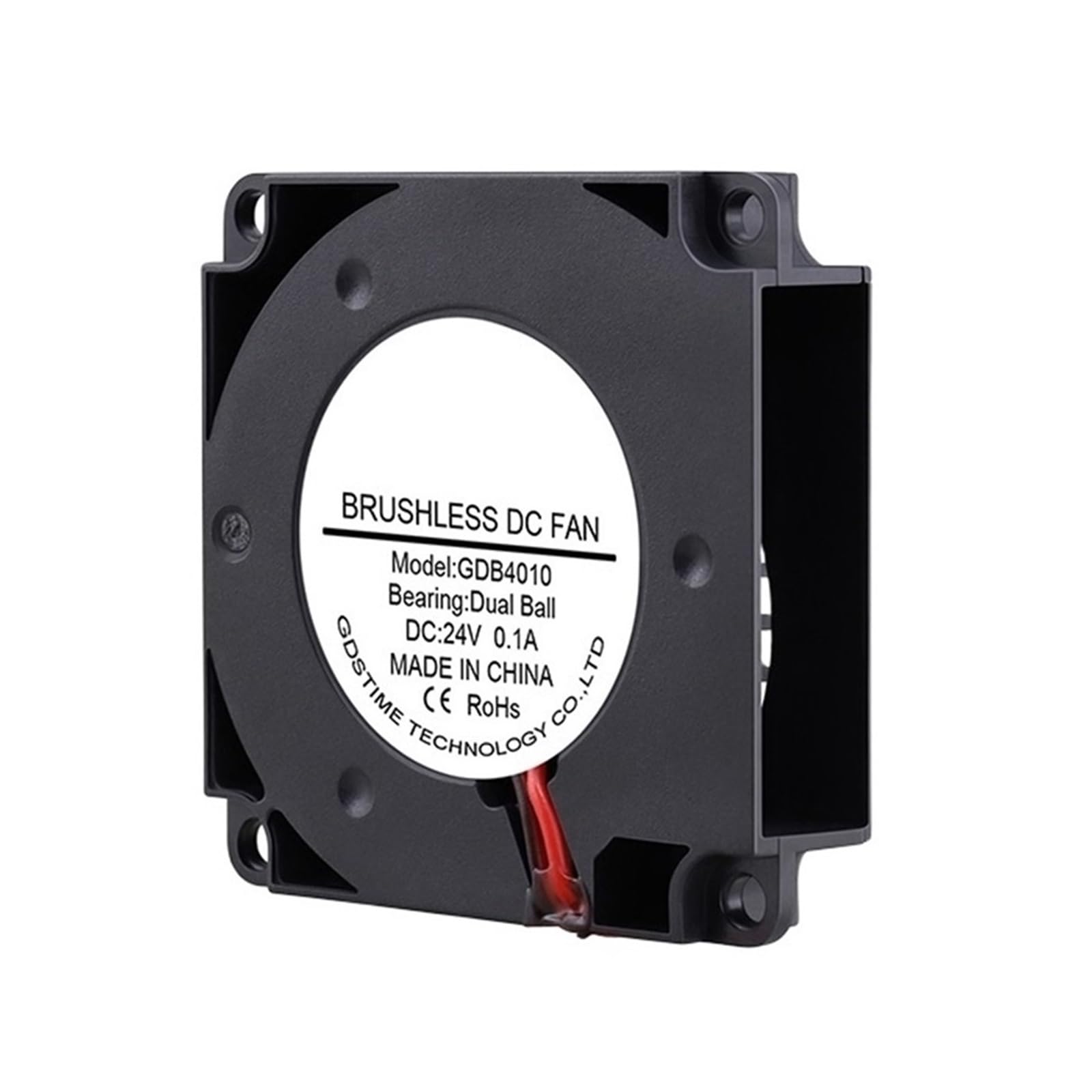 JJKKOZVQF 2Pcs 40mm 24V 3D Printer Fan 40x10MM Dual Ball Turbo Blower 12000RPM Cooler 4010(12V Ball 12000RPM,2Pcs 4010 Blower)