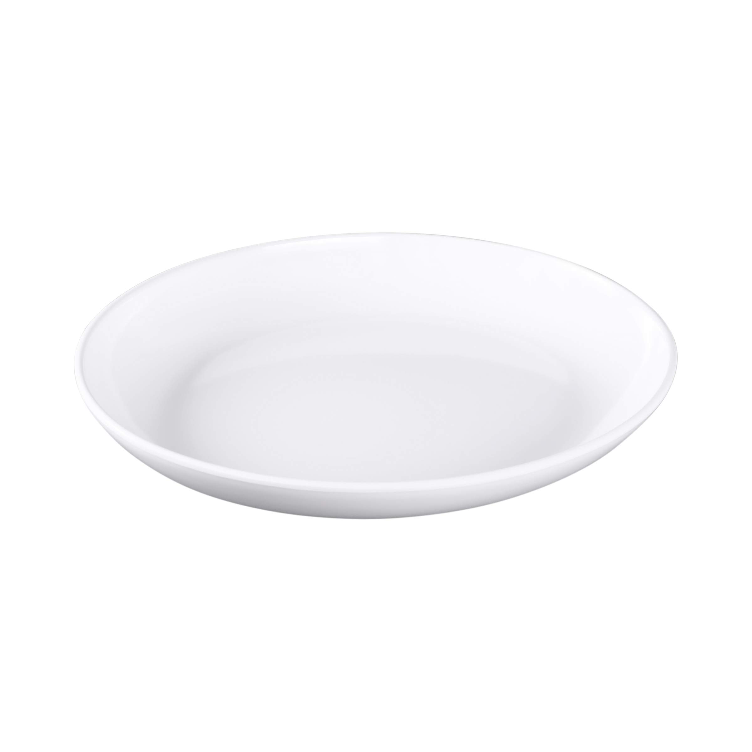 15" x 13" Coupe Oval Heavy-Duty Melamine Plastic Serving Platter by Elite Global Solutions – 15" x 13", Melamine, Coupe, Model M1513OV-NW