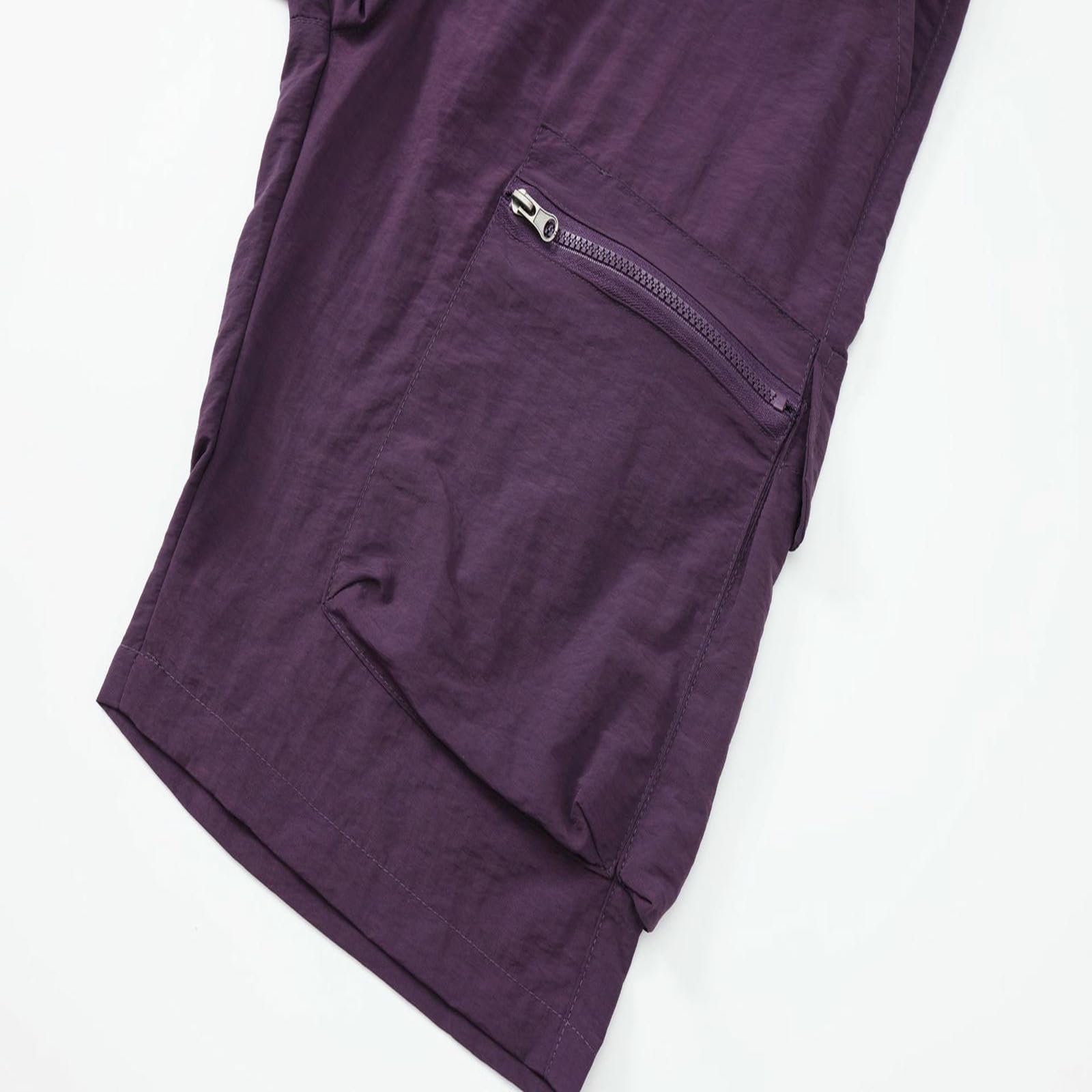 męskie spodenki outdoorowe z wieloma kieszeniami do pracy - Quick-Dry Casual Cargo For Work, Golf & Everyday Wear Breathable Comfortable-purple-2XL