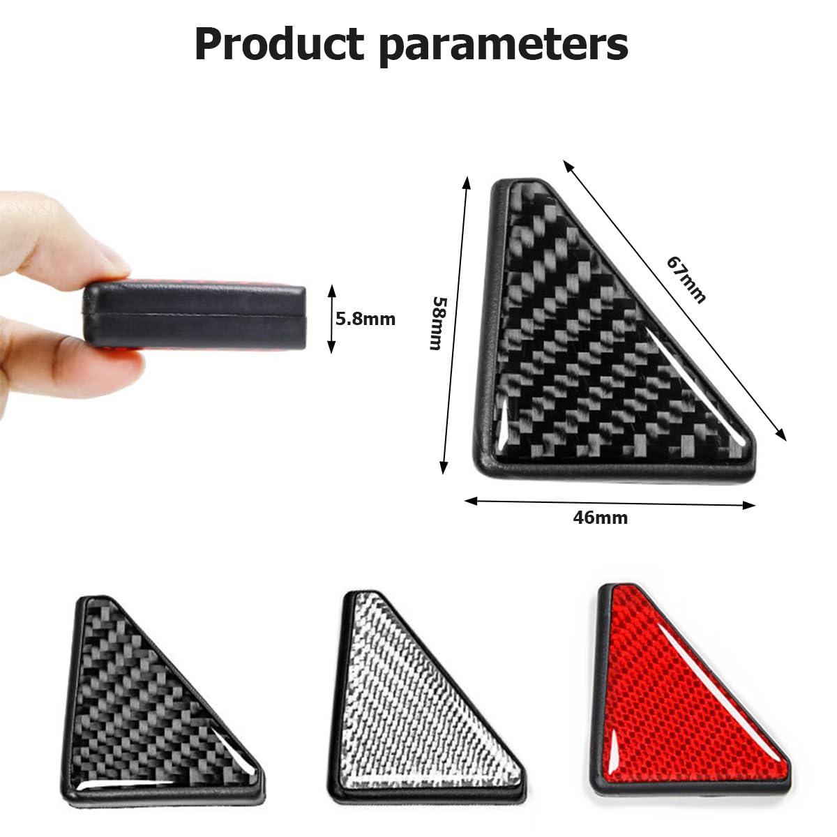 Kit Di 6 Protezioni Angolo Per Portiera Auto JNNJ, In PVC Trasparente, Antigraffio E Anticollisione, Universali E Facili Da Installare