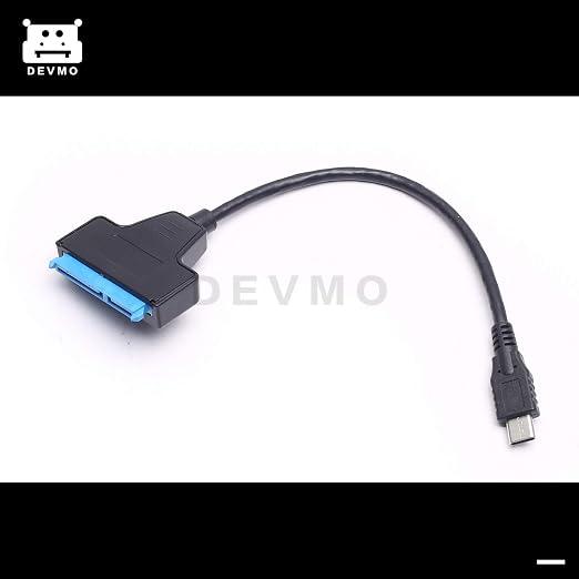 Cable adaptador DEVMO USB 3.1 Tipo C a SATA III 2.5" miniatura 2