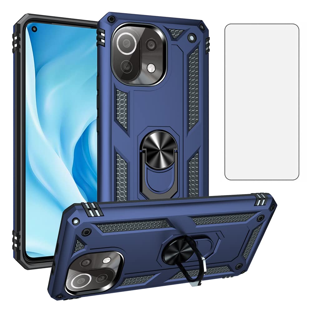 AsuwishCompatible with Xiaomi 11 Lite 5G UK JSFS Blue