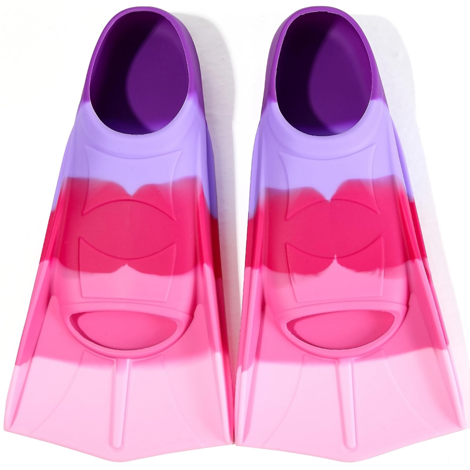 Kids Swim Fins,Short Youth Fins Swimming Flippers For Lap Swimming And Training For Children Girls Boys Teens XXXS