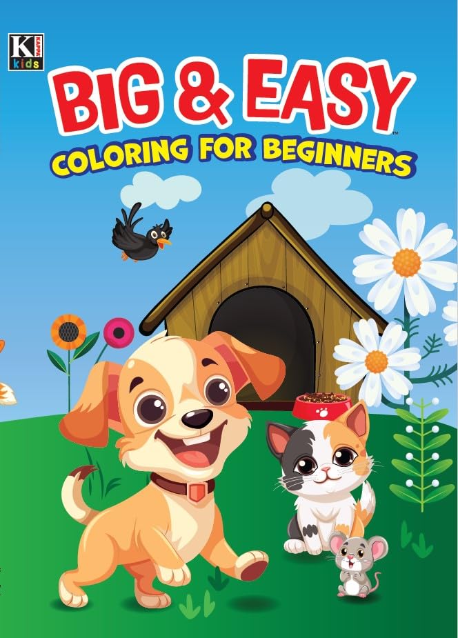 Big & Easy Coloring for Beginners