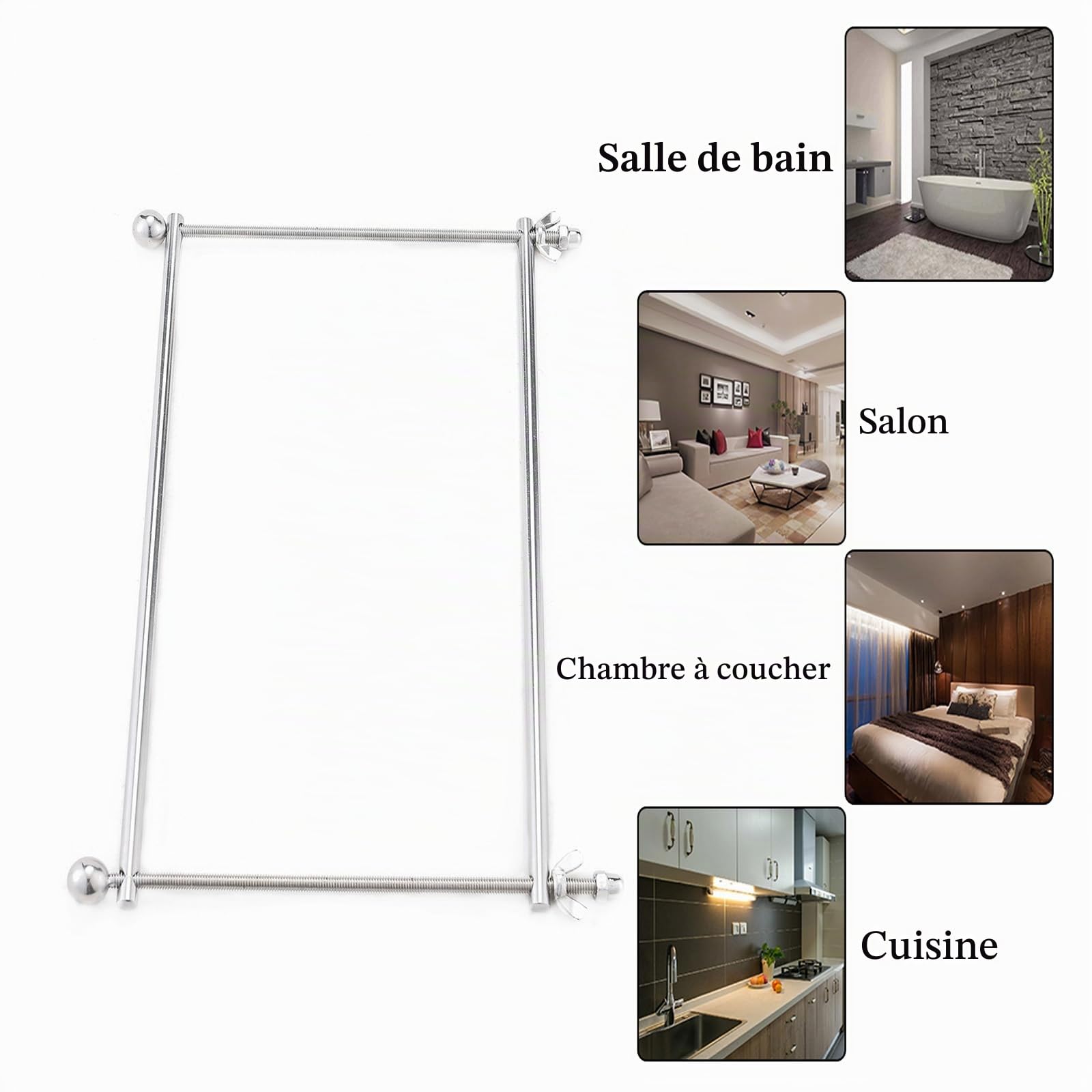 Barre d'écartement en acier inoxydable BDSM, pince de poitrine, Bondage de sein, pilier de sein réglable, bijoux de mamelon de sein, jouets sexuels SM for hommes et femmes