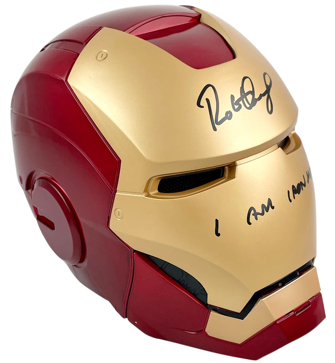 Robert Downey Jr Signed Autographed Iron Man Helmet Inscribed I Am Iron Man TRISTAR : Collectibles & Fine Art
